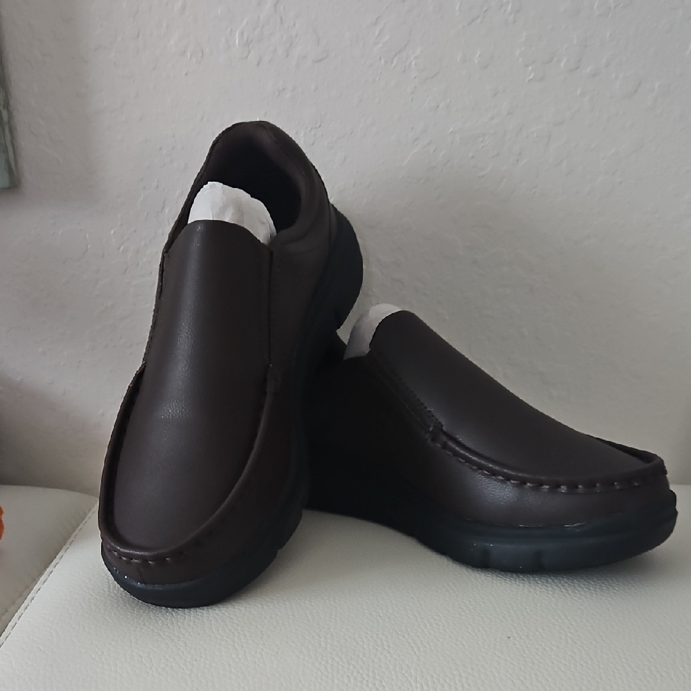 Men's Brown Slip-On Shoes